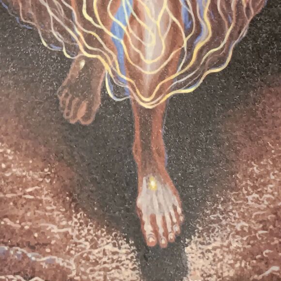 Octavio Ocampo "Resurrection" Vintage 2000 Jesus Art Print Wood Frame 13" x 18" - Picture 8 of 16